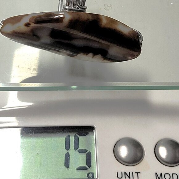 Natural Banded Agate Onyx Cabochon Adjustable Band Handmade Semi Precious Ring - Picture 10 of 10